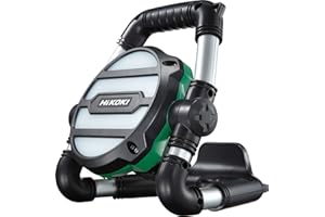 HIKOKI Akku-Baustrahler UB18DGL (18V, Li-Ion, hohe Laufzeit, verstellbarer Kopf, geringes Gewicht, ohne Akku und Ladegerät)