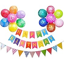 Set Decorazioni Compleanno 19 Anni Ragazza - Palloncini Viola E Nero, Ghirlanda, Striscione E Decorazioni Per Torta