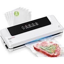 Macchina Per Sottovuoto Macchina Sottovuoto Per Alimenti Automatica - Sigillatrice Con 10 Sacchetti Inclusi, Per Cibi Freschi, Secchi E Umidi