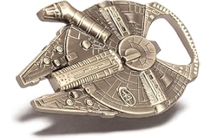 WOO LANDO Han Solo's Millennium Falcon Spaceship Stainless Steel Bottle Opener 60x48mm Funny Gift for Star Wars Fans