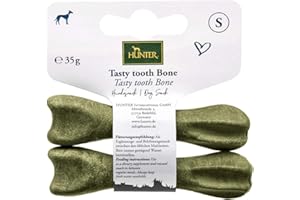 HUNTER Tasty Tooth Bone - Spuntino per Cani, Caratteristiche dentali, 35 g