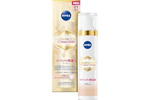 Nivea Luminous 630 Anti-Pigment Spots CC Fluid SPF 30 for Light Skin Tones, CC Cream with Hyaluronic and Micro-Encapsulated Colour Pigments, Day Cream with SPF 30 for an Even Complexion (40 ml)