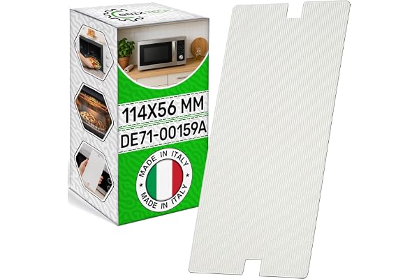 ONIX TECH Mikrovågsplatta 56 x 114 mm med originalkod DE71-00159A för Samsung - Tillverkad i Italien