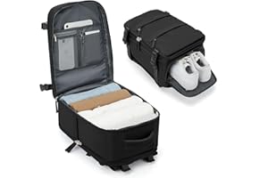 BJLFS Mochila Viaje Cabina Avion 40x30x20 Ryanair Wizzair Mochila al vacío Maleta Equipaje de mano 40x20x25 Vueling Bolsa de Viaje Hombre Maletas De Viaje Cabina Mochila Portatil 14 Pulgadas