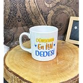 giftmoda D&uuml;nyanın En İyi Dedesi Tasarımlı Kupa Bardak