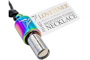 LOVETUNER Méditation Tuning Collier 528 Hz Fréquence de l'Amour | Dispositif de pleine conscience pour l'anxiété et le soulagement du stress