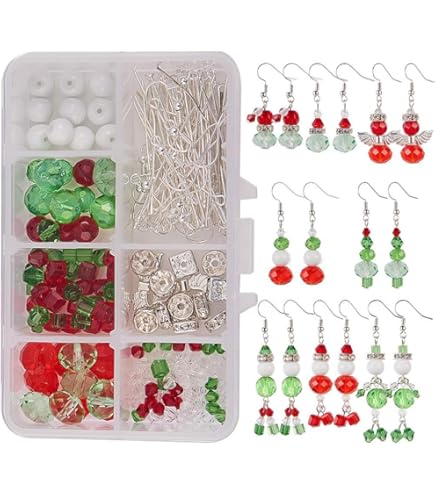 SUNNYCLUE 1 Boîte De 10 Ensembles De Fabrication De Boucles D