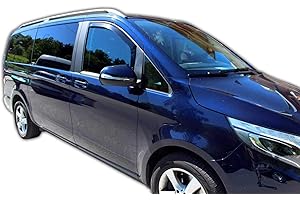 J&J AUTOMOTIVE | Heko Deflecteurs d'air Déflecteurs de Vent Compatible avec Vito W447 Depuis 2014, Ensemble 2 pi?Ces, Aérodynamique, Montage Facile