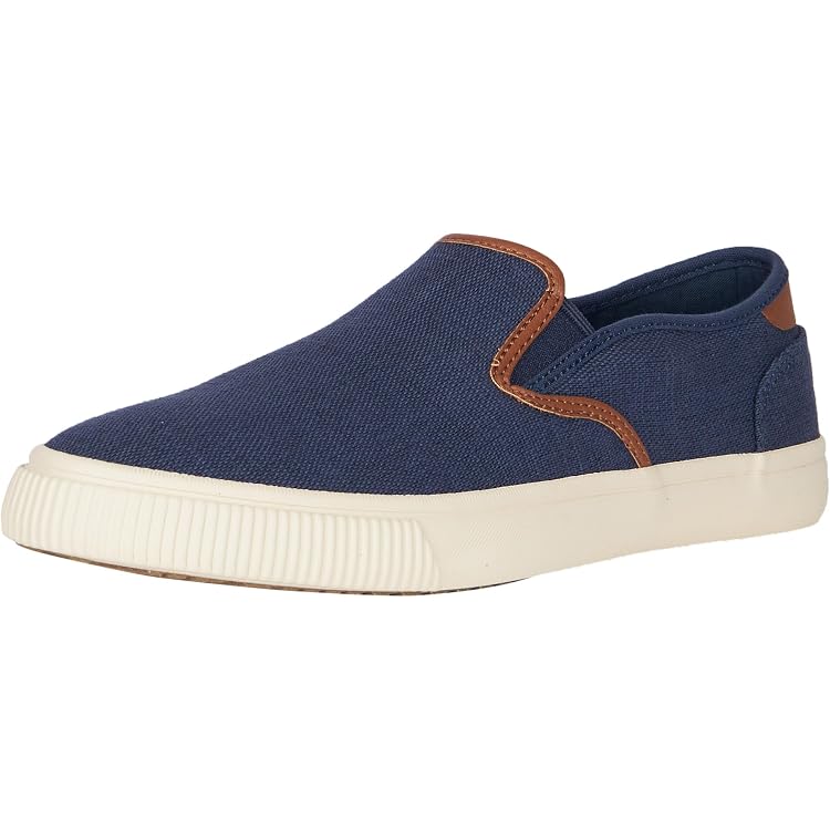 TOMS Paxton navy canvas, nylon water resistant slip on shoes, size 10 Amazon.com | TOMS Alpargata Rover Water Resistant Navy 10 D  main image 4