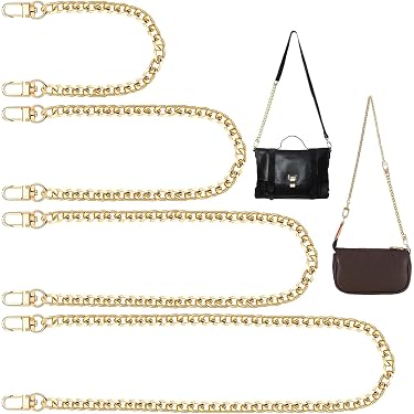 Taschen-Verlängerungskette Für Damen – Goldene Kettenverlängerung Mit Herz & Perlen Für Handtaschen & Geldbörsen