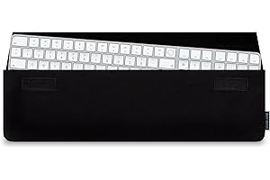 ‎ADORE JUNE Adore June Keeb Schützhülle kompatibel mit Magic Keyboard mit Ziffernblock, Praktische Stoff-Tasche zum Mitführen der Tastatur, Schwarz