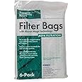 Kirby MicroAllergen Plus HEPA Filter Bags 6-Pack | Part #204814 | Compatible with F-Style & Twist-Style Vacuums (54 Filer Bags/Case)