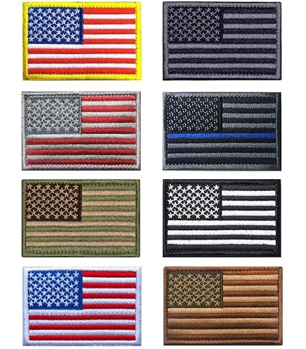 Toppa Termoadesiva Bandiera USA Americana Vintage – Formato 5x8 Cm, Per Personalizzare Abiti E Accessori