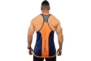 DECISIVE FITNESS Slim Fit Gym Stringer Vest For Men Breathable and Quick Dry Sportswear Bodybuilding premium Tank Top for Workout Weight Lifting Running Muscle Athletic Top Plain