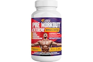 Italian Elite® Pre Workout Extreme, stimola Forza, Energia, Resistenza, Pump Muscolare e Focus Mentale per l'allenamento. 120 cpr con Beta Alanina Arginina Caffeina Glutammina Carnitina Vitamine