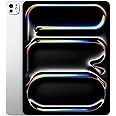 Apple iPad Pro 13-inch (M4): Ultra Retina XDR display, 256GB, Landscape 12MP Front Camera/12MP Back Camera, LiDAR scanner, Wi-Fi 6E, Face ID, All-Day Battery Life, Standard glass - Silver