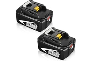 2X Ersatz für Makita 18V Akku BL1850B BL1850 BL1840B BL1840 BL1830B BL1830 BL1835 BL1840 BL1845 194204-5 LXT-400