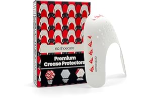 NOCREASE SHOECARE Sneaker Crease Protectors and Crease Guards with 3M - Ultimate Premium Anti-Crease Shoe Crease Protector for Air Force 1, Nike, Jordan Retro and Nike Dunk