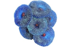 BOENTA ppactvo Plantas Acuario Planta Acuario SimulacióN AnéMona De Mar Coral Paisaje del Acuario Plantas Acuario Colorato Plantas Artificiales Acuario Blue