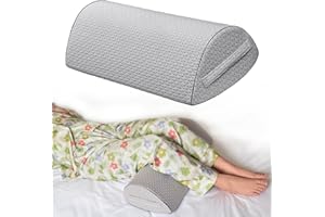 Nockovi Kniekissen für Rückenschläfer, ergonomischer Kontur-Memory-Foam-Keil, nach Operationen und Rückenschmerzen, maschinenwaschbarer Bezug