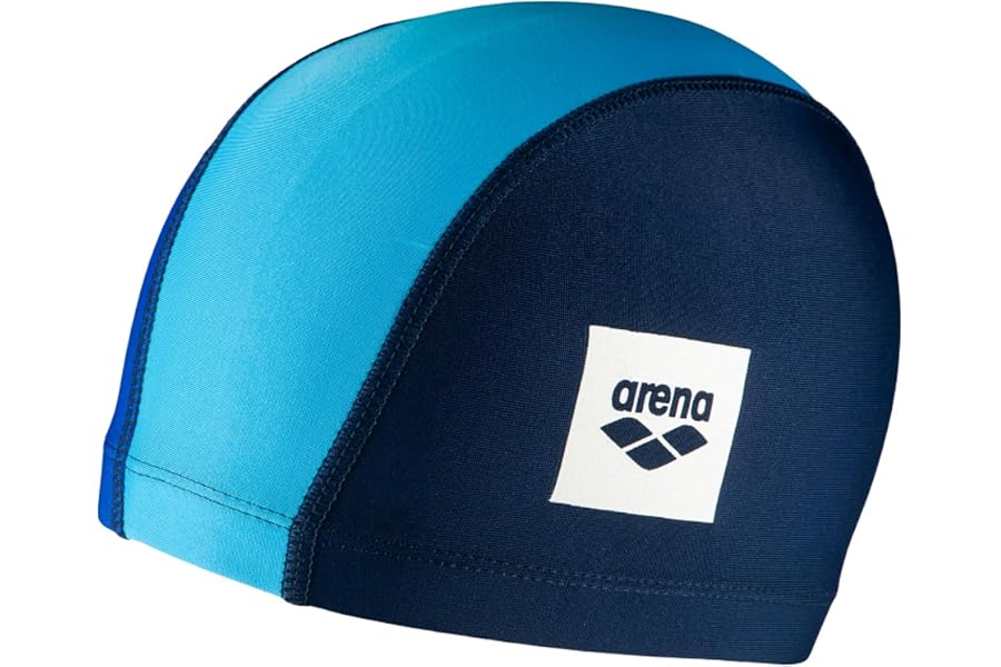 Arena Unix II Unisex Stoff-Badekappe, Schwimmkappe für Frauen und Männer, Schnelltrocknende Badekappe aus Stretchstoff, Weich
