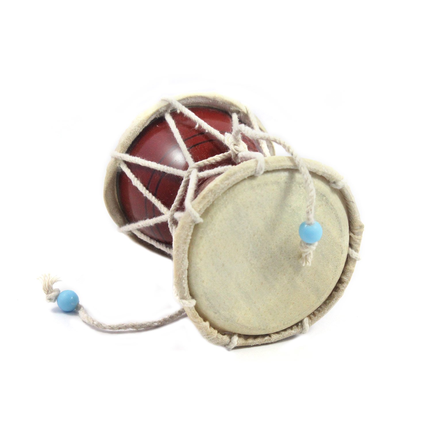 India Meets India Religious & Traditional Handmade Decorated Lord Shiva 4 Inch Damroo (Multicolor) - Image 6