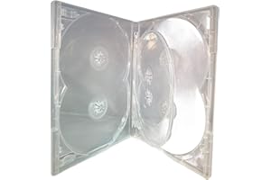 XIAOY 1 x custodia per DVD multi 6 – 6 vie portatutto in trasparente per contenere fino a 6 dischi in Dragon Trading confezione di marca