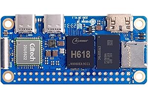 APBVIHL Orange Pi Zero Allwinner H618 Quad-Core Cortex-A53 Prozessor mit 16 MB SPI Flash Unterstützung 4K Display Run Android Ubuntu (Zero2W 4G)