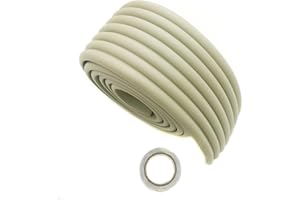HIMRY® Universale Protezioni Antispigolo, 200cm x 80mm x 8mm Multiuso Schiuma, Striscia Protettiva Bordi, Protezione Guradia Sicurezza Kits per Bambini Bebè, Extra Spesso, Grigio KXD7002-grey
