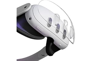 NEWZEROL VR Headset Cover Compatible for Quest 3 Protective Shell [with Microphone Hole] Replacement Shock Scratch Impact Proof Heat Cooling Accessories (Transparent)