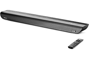 OXS S5 Barra de Sonido 3.1.2ch con Dolby Atmos, Altavoz de TV, Subwoofer Integrado, Graves Flexibles, Mejora del Diálogo, Conectividad Bluetooth 5.0 y HDMI eARC, 5 Modos de EQ, 4K HDR Passthrough