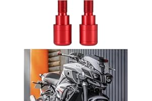 LOKLISUM Embout de Guidon Moto CNC Poignées de Guidon de Moto Capuchons de Guidon de Moto compatibles avec MT07 MT09 MT10 MT125 MT 07 09 10 125, 2PCS