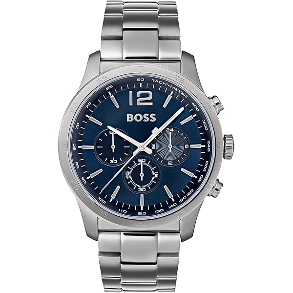 BOSS - Orologio Placcato Nero Con Bracciale A Maglie - Nero - Foto 4