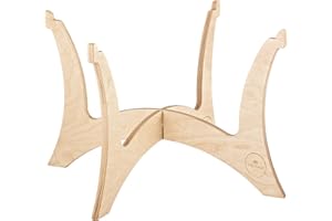 Sonic Energy support de Handpan en bois – Rangement pour Handpans et Steel Tongue Drums – bouleau baltique, Naturel (HPWS)