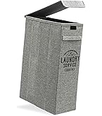 DuneDesign 50L - Opvouwbare Wasmand met Deksel - Grijs