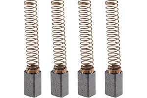 CREATE IDEA 2 pary szczotek węglowych silnikowych, 4,9 mm x 5,5 mm x 9,5 mm, kompatybilne ze szczotkami węglowymi D-remel, część naprawcza do silników elektrycznych elektronarzędzi