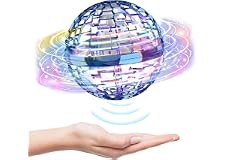 DMG Drone Toy, Flying Toy, Spherical Magic Control Mini Drone Flying Toy, Built-in RGB Lighting, Fine-tuning Frame 360° Rotat