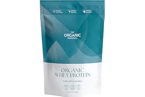 THE ORGANIC PROTEIN COMPANY The Organic Protein Co - Pure Unflavoured Organic Whey Protein Powder | Additive Free, Undenatured, Bioactive, UPF Free, Emulsifier Free, Primarily Grass Fed, Vegetarian, Gluten Free – 400g