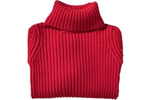 Shengwan Rollkragenpullover Kinder Mädchen Jungen Warm Herbst Winter Langarm Strickpullover