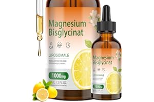 1EASYLIFE Magnesium Bisglycinat Tropfen – 140 mg elementares Magnesium pro Tagesportion – mit Mikellentechnologie – Zitronengeschmack – vegan – 60 ml