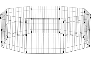 IRIS Hundegehege aus Draht, 61 cm, Schwarz