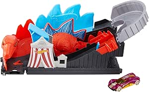 hot wheels dino tower