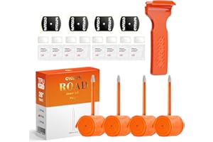 CYCLAMI Juego de 4 Cámara de Aire de TPU para Bicicleta 700×18–32C & 32–47C & MTB29''1.9-2.5 con Válvula Presta 45/65/85mm para Bicicletas de Carretera, Gravel y Montaña