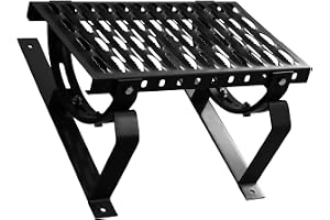 Taksteg 60 cm Komplett för platt takskydd (RAL 9005 - Svart) | Komplett – plattelock, bitumenskindel, trapetsplåt – varmförzi