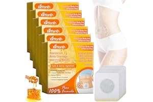 KOLGEIKJ 60 Stück Abnehmpflaster Bienengift-Lymphdrainage-Schlankheitspflaster, Abnehmen Schnell Fettverbrenner, Bienengift Pflaster Zum Abnehmen, Abnehmen Patch Lymphatic Drainage Schlankheitspflaster