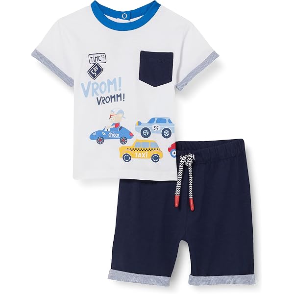 Chicco Completino T-Shirt + Leggings Conjunto Camiseta, 99, 98 Para Bebés