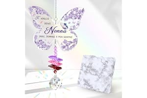 FODFGXF Regalos Nonna Natale Regalis Nonna Compleanno Regalo Nonna Acchiappasole in Cristallo Regalo per Nonna Regali Nonna Idee Regalos Regali per La Nonna