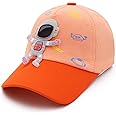 VRITRAZ 3D Cartoon Character Printed Little Cap for Kids and Baby Girls 3-12 Years