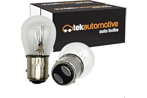 Tek Automotive P21/5W 380 Car Bulbs Twin Pack 12V 21/5W BAY15D Stop Tail Brake Light Bulbs | E Approved Road Legal Replacement Lamps
