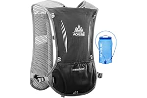 AONIJIE 5L multifunción Mochilas de hidratación , Comodidad y Estabilidad, Rápido Acceso a la hidratación, Simplicida, Ligero Mochila Hidratacion para Ciclismo Carrera